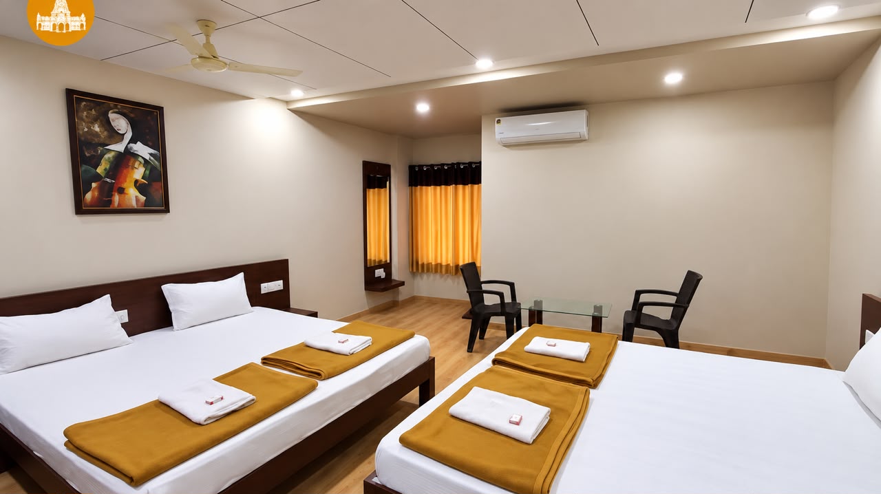 Four Bed Family Room at Ganga Sadan Srisailam